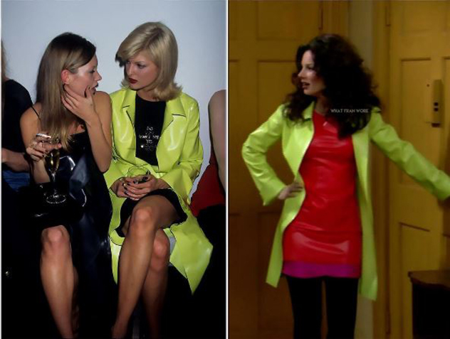 מי לבשה את זה טוב יותר: נני או לינדה אוונג'ליסטה? (צילום: אינסטגרם whatfranwore)