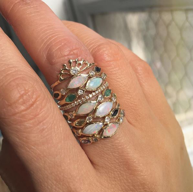 היישר מאל.איי. הטבעות של Misa Jewelry (צילום: אינסטגרם  misajewelry)