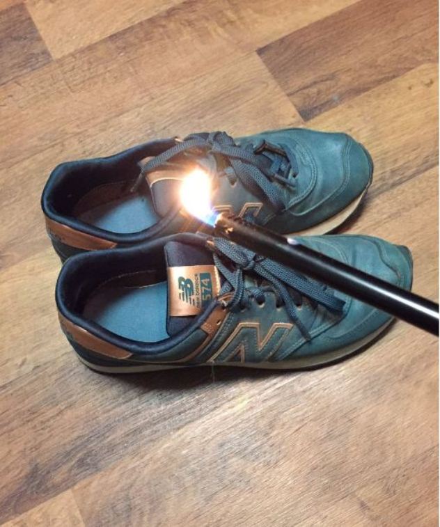 אש אש מדורה, נעליים של פאשניסטה (צילום: טוויטר kiemzi)