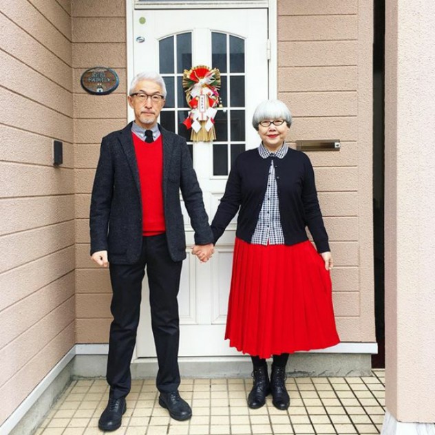זוגות שמתלבשים יחד, נשארים יחד. טומי ואקיטה מיפן (צילום: אינסטגרם bonpon511)