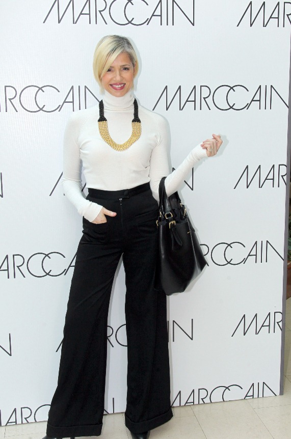 רונית יודקביץ' בתצוגת האופנה של  MARCCAINE (צילום: רפי דלויה)
