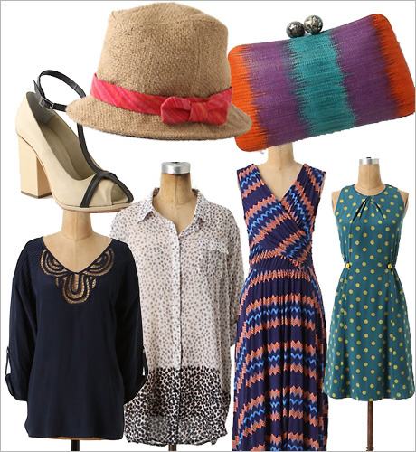 פריטים מהחנות המקוונת של Anthropologie