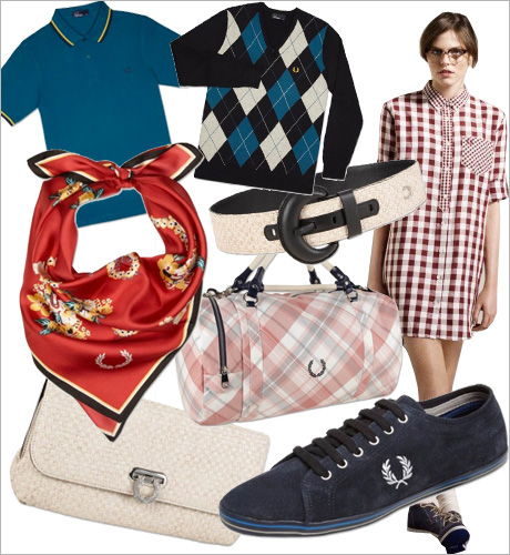 פריטים מתוך החנות המקוונת של Fred Perry