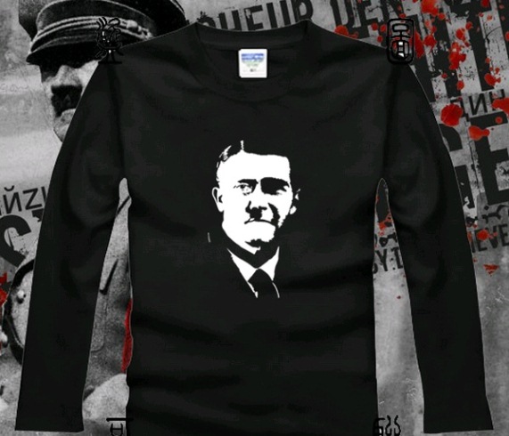 חולצת טי שרט עם הדפס של היטלר שנמכרת באתר 