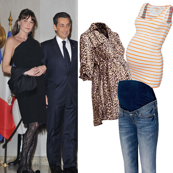 קרלה ברוני ובגדי הריון של H&M