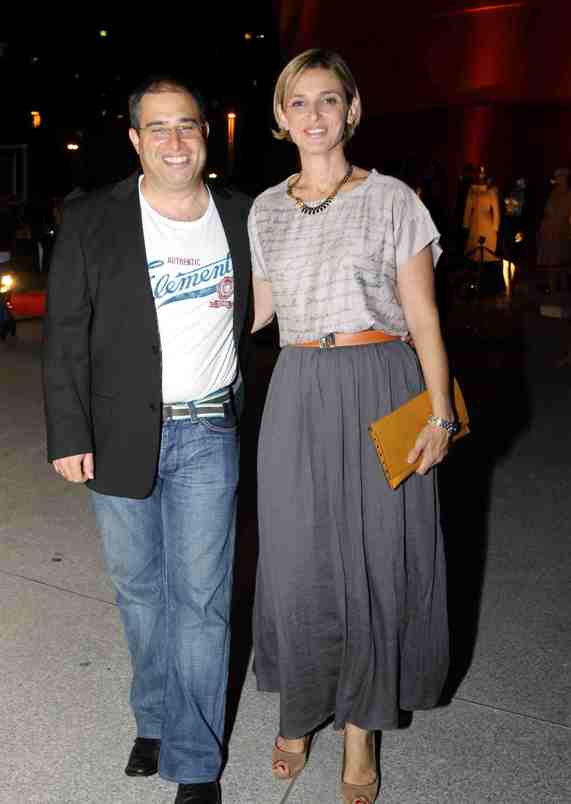 דנה ויס ובעלה רפי טופז בשבוע האופנה של חולון | צילום: עודד קרני