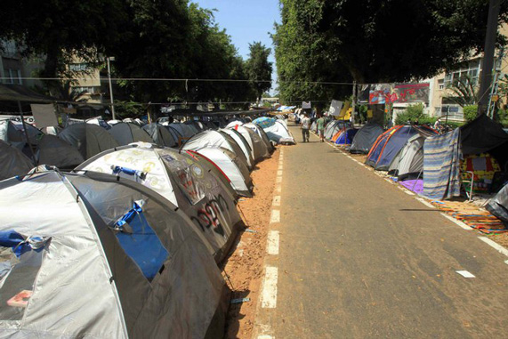 מחאת האוהלים | צילום: עודד קרני
