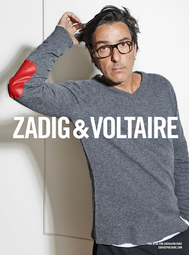 איוון אטאל בקמפיין לזאדיג אנד וולטר (צילום: Zadig & Voltaire)
