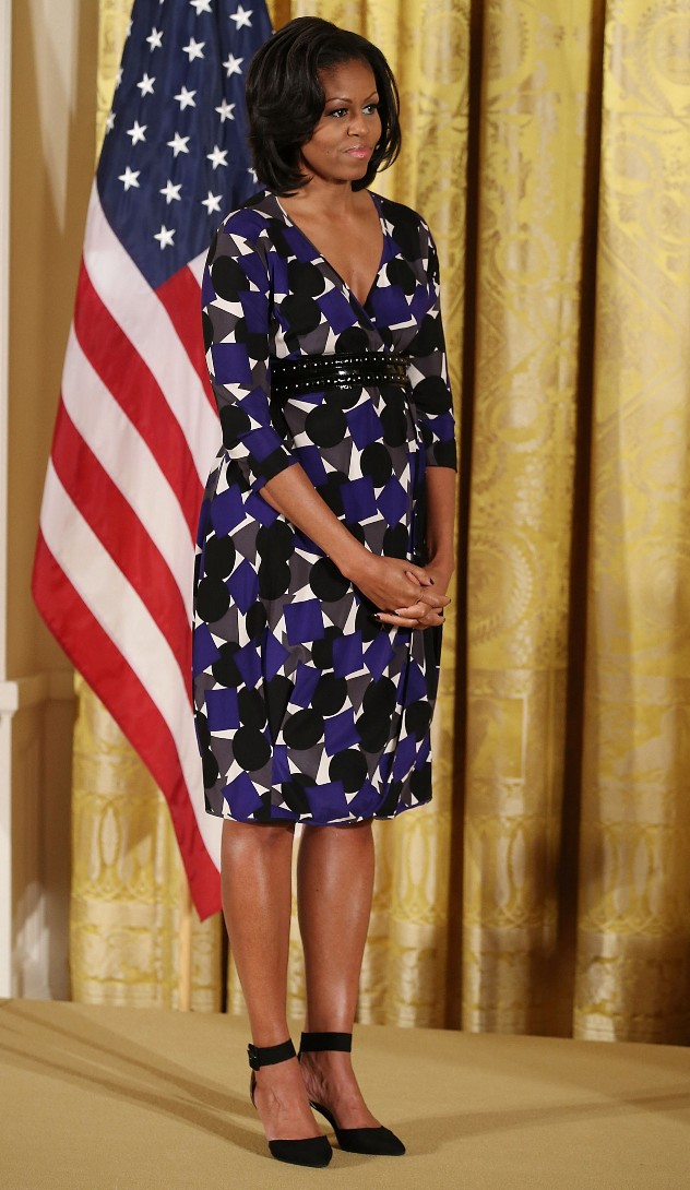 גם מישל אובמה חובבת המותג בנעליים של הרשת (צילום: גטי אימג'ס)
