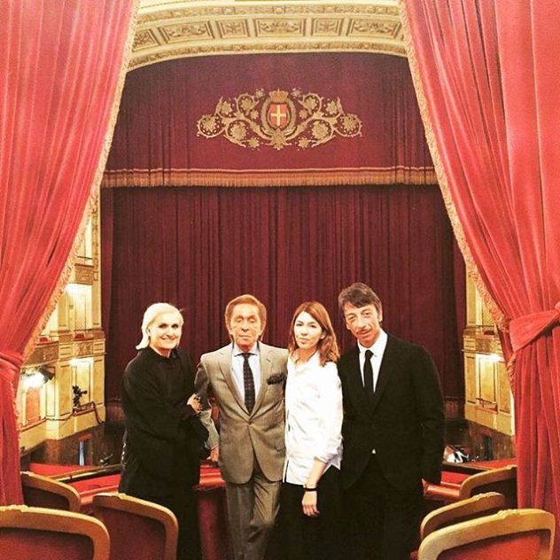 דרים טים: פיצ'ולי, קופולה, ולנטינו וקיורי (צילום: אינסטגרם opera_roma)