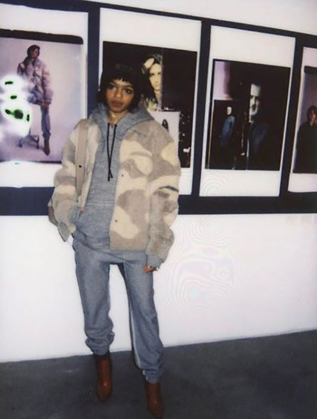 גם היא נבחרה השבוע לככב בקמפיין הפולרואיד למותג ראג אנד בון בשבוע האופנה בניו יורק (צילום: אינסטגרם selahmarley)
