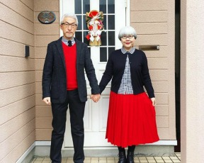 זן ואמנות הלבוש: בני הזוג המבוגרים שמתאימים בגדים