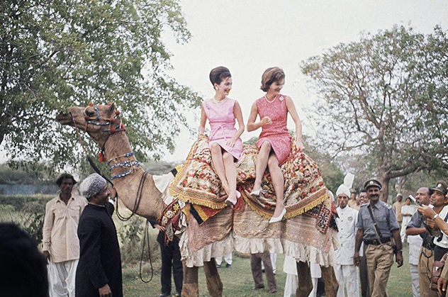 לי וג'קי בפקיסטן, 1962 (צילום: AP)