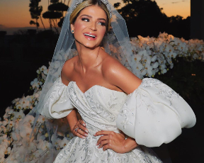 הבלוגרית הברזילאית התחתנה בשמלת נסיכות מטורפת
