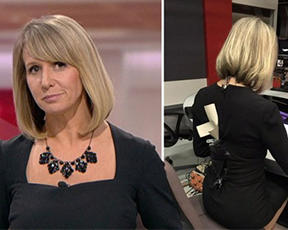 פדיחה בשידור חי: השמלה של זארה נקרעה למגישת ה-BBC