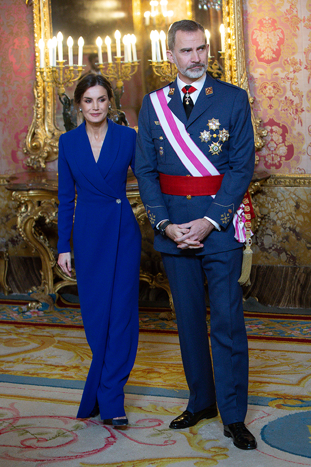 עם המלך, פליפה (צילום: Pablo Cuadra/Getty Images)
