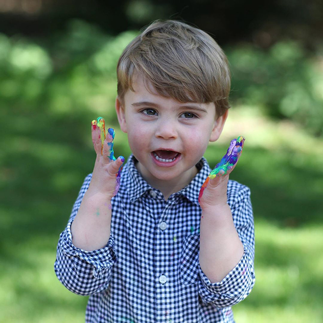 הנסיך לואי חוגג שנתיים (צילום: אינסטגרם Kensington Palace)