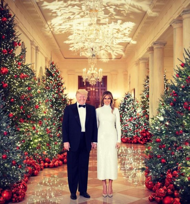 ב- 2018 הם נראו מאושרים יותר (צילום: אינסטגרם First Lady Melania Trump)