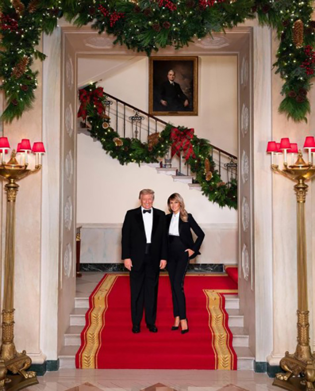 תמונות החג 2020: האם בוצע פה פוטושופ? (צילום: אינסטגרם First Lady Melania Trump)
