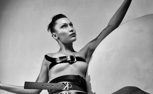 Breathtaking Bella Hadid Wears Only Belts In Extra Bold Photos Fashion Forward Time News