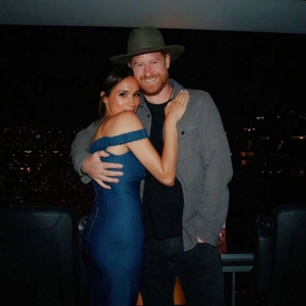 מייגן והארי. הרבה זמן לא ראינו אותם ככה (צילום: meghanmarkle לאינסטגרם)