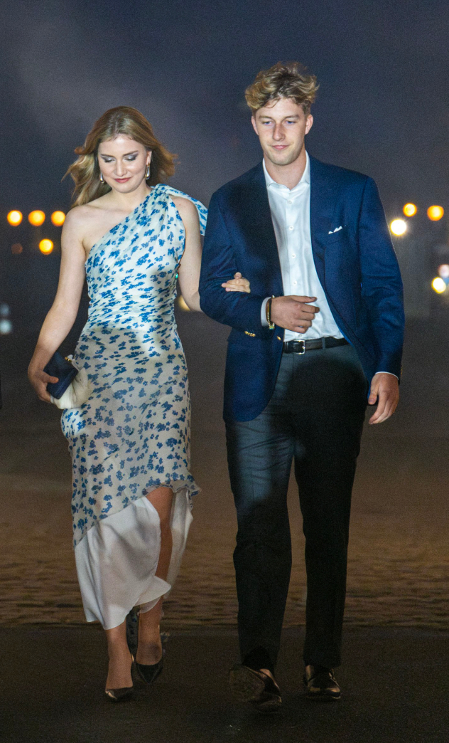 אליזבת ועמנואל, נסיך ונסיכת בלגיה (צילום: Marius Burgelman / Belga / AFP)