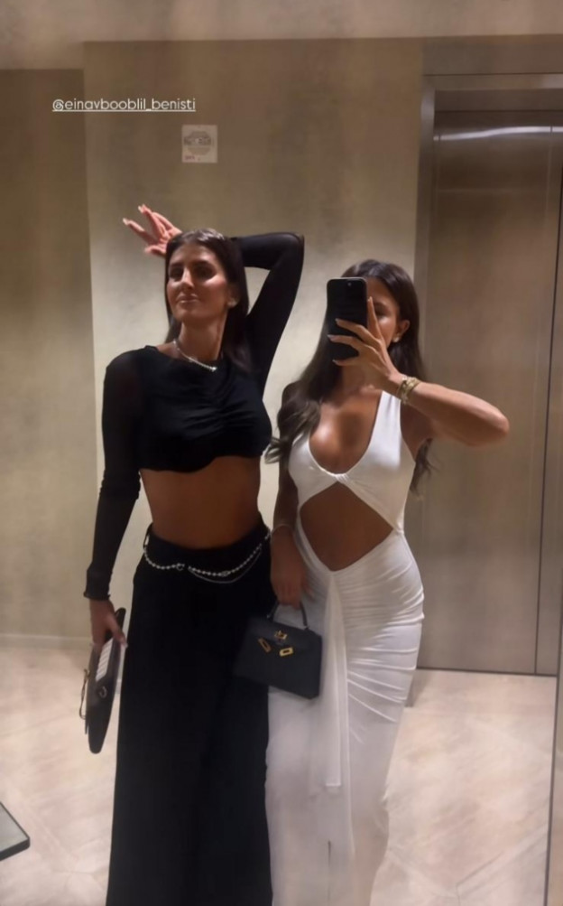 מחליפות צבעים ביניהן (צילום: einavbooblil_benisti אינסטגרם)