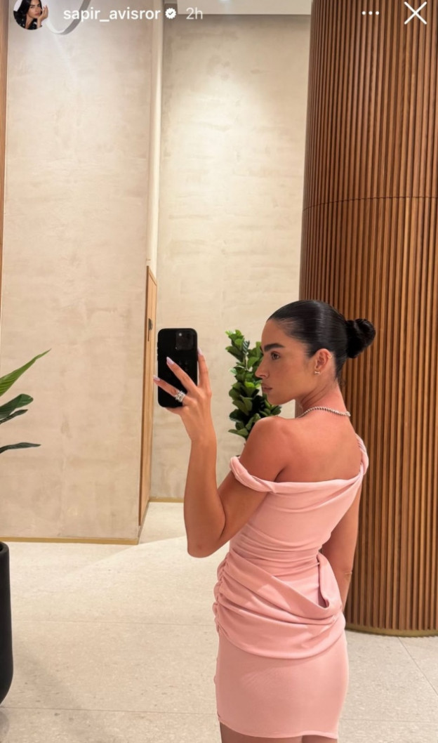 אין מה לומר, השמלה היא יצירה  (צילום: SAPIR AVISROR אינסטגרם)