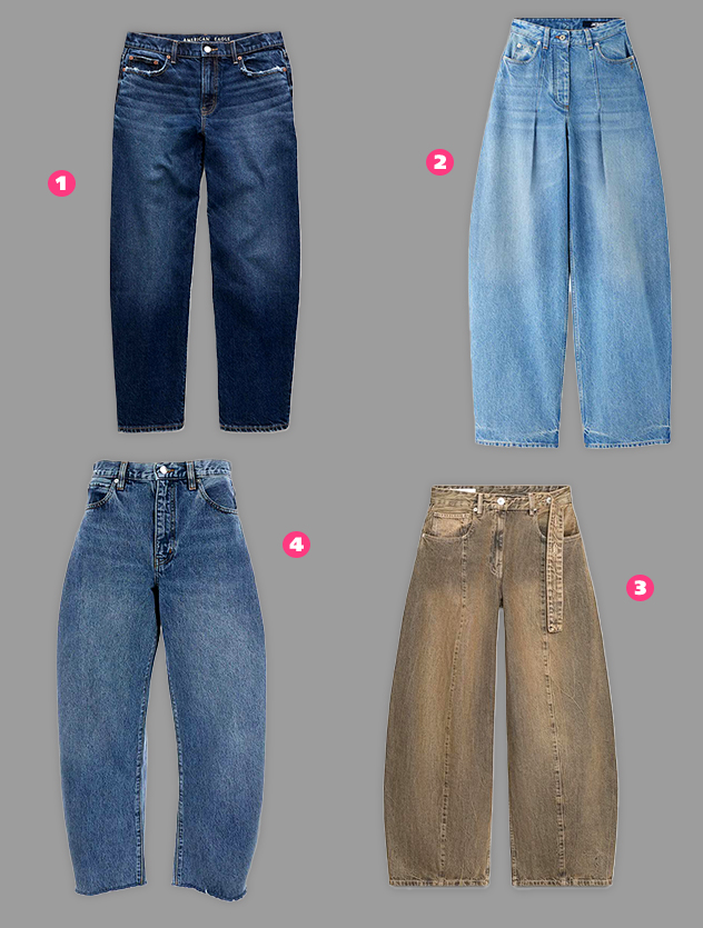 1. אמריקן איגל, מחיר: 299 שקלים 2. ז'אקמוס ל-Factory54, מחיר: 2,290 שקלים 3. זארה, מחיר: 249 שקלים 4. פריים ל-Factory54, מחיר: 1,290 שקלים (צילום: יח"צ)