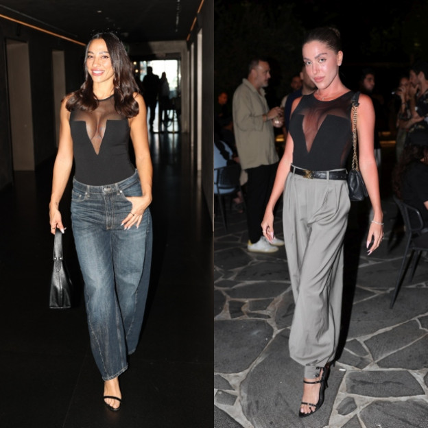 לינור ושני. מזל שזה לא היה אותו אירוע (צילום: אור גפן)