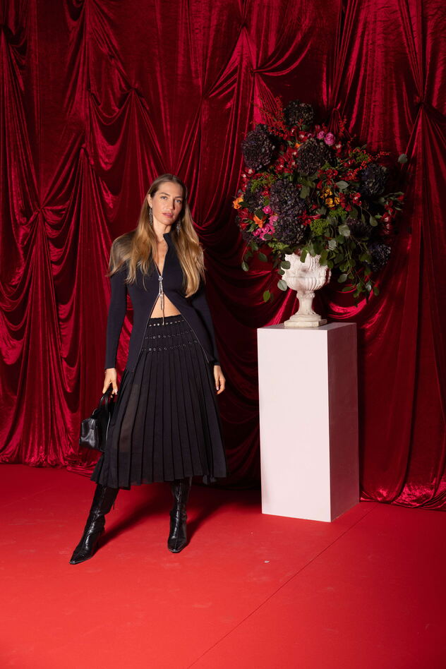 ג'ני צ'רוואני בחשיפת קולקציית שיתוף הפעולה של H&M  עם המעצב גלן מרטינס (צילום: נוי ערקובי)