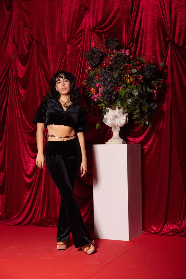 נועם קלינשטיין בחשיפת קולקציית שיתוף הפעולה של H&M  עם המעצב גלן מרטינס (צילום: נוי ערקובי)