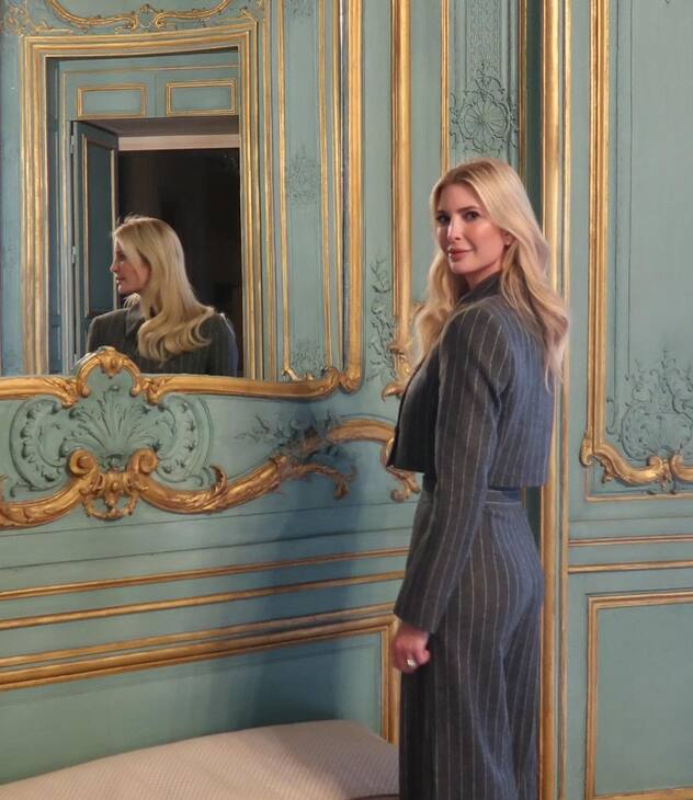 החליפה של קרולינה הררה (צילום: אינסטגרם, ivankatrump)