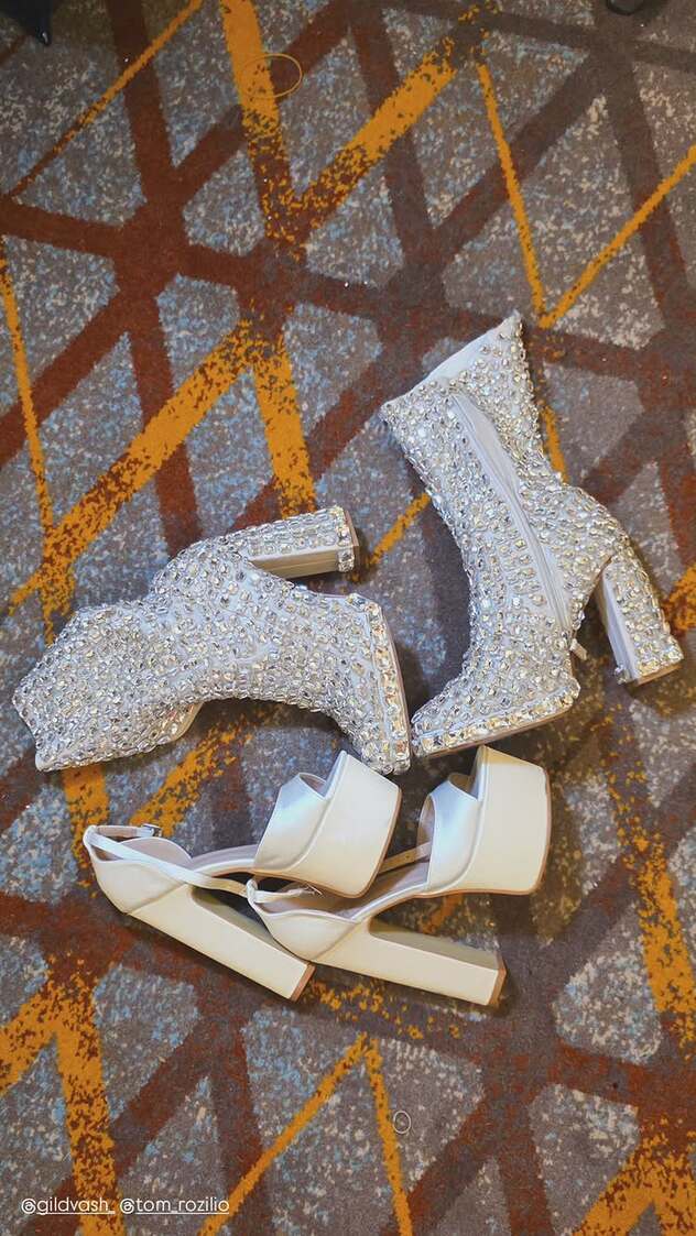 ועדיין הפרש הגבהים בין בני הזוג היה משמעותי (צילום: אינסטגרם, noakirel)