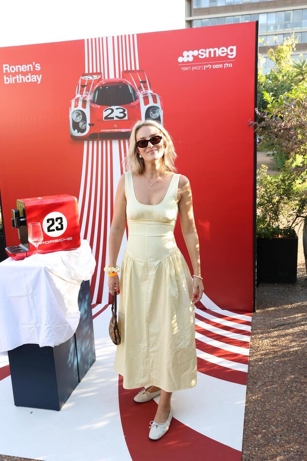 אושר סלים ביום ההולדת של איש יחסי הציבור רונן קוחלי ב"גג העיר" (צילום: אור גפן)