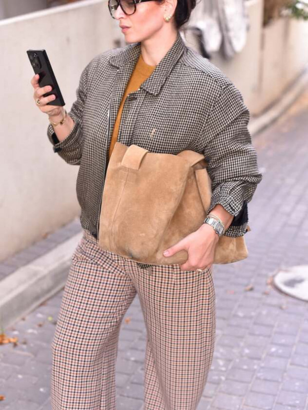 משבצות על משבצות זה פשוט מהמם (צילום: morradmy אינסטגרם)