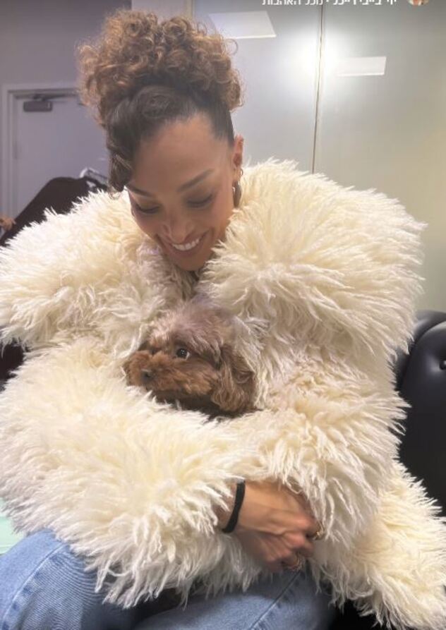 קימבה גם נכחה (צילום: אינסטגרם, sharon_adam1)