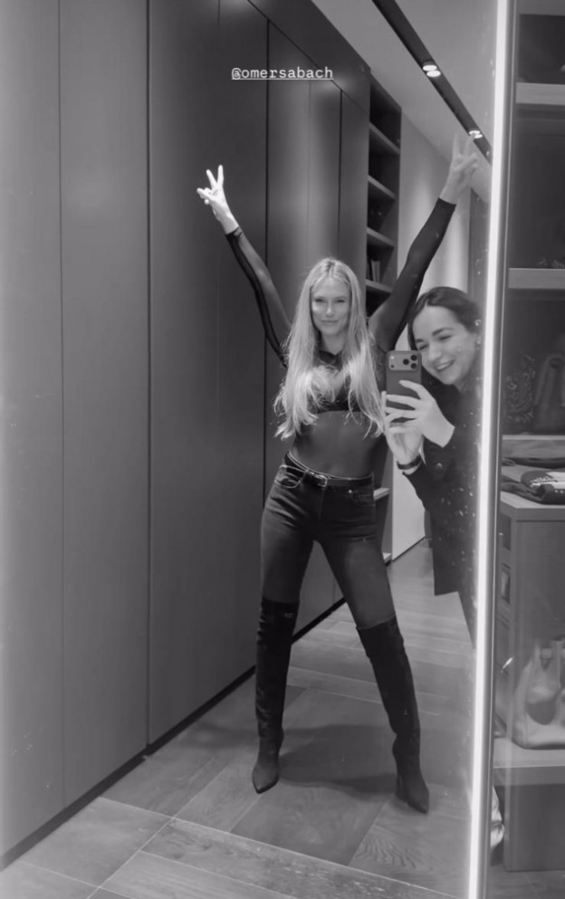 הסקיני חוזר (צילום: Bar Refaeli אינסטגרם)