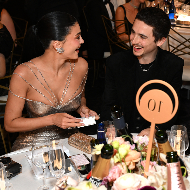 הזוג של הרגע - קיילי ג'נר וטימות'י שאלאמה (צילום: Michael Kovac/Getty Images for Moët & Chandon)