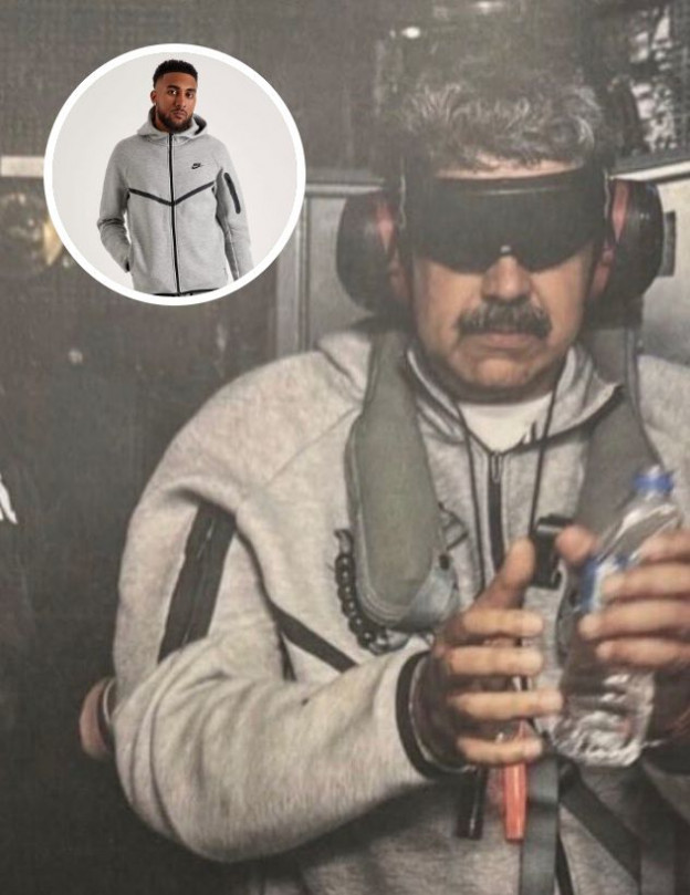 תמונת מעצרו של מדורו. התמונה הכי ויראלית של סוף השבוע (צילום: complexstyle אינסטגרם)