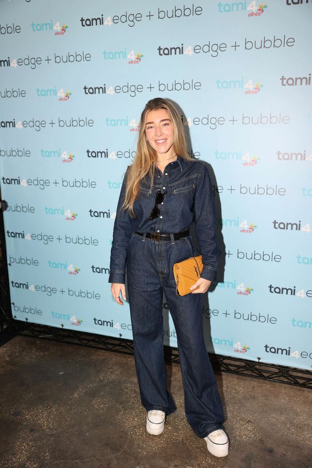 אן זיוי בהשקת בר המים החדש tami4edge+bubble של תמי4 שטראוס מים (צילום: אור גפן)