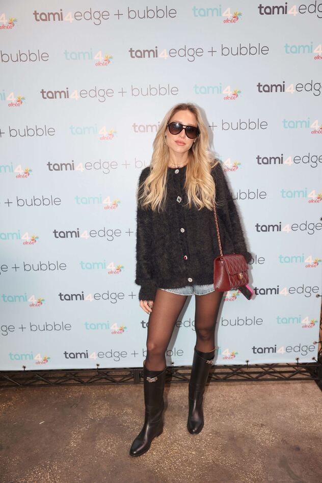 יוכי אפוליאון בהשקת בר המים החדש tami4edge+bubble של תמי4 שטראוס מים (צילום: אור גפן)