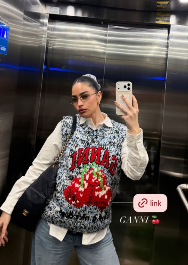 ספיר אביסרור והטריק הטרנדי לשיער (צילום: SAPIR AVISROR אינסטגרם)