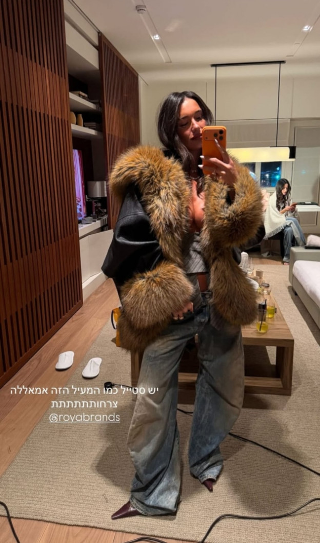 בכל זאת בערב קר (צילום: Adel abed bespalov אינסטגרם)