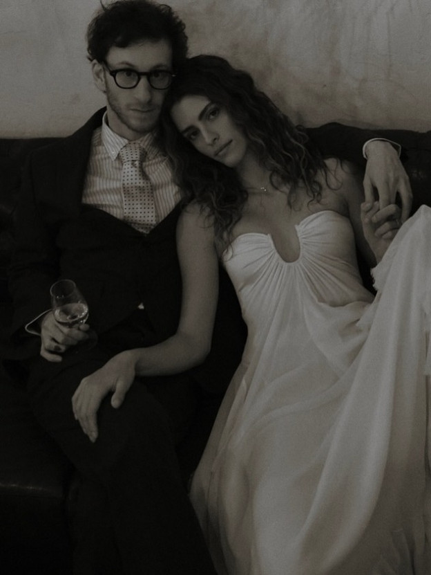 הזוג המלכותי אלישע בנאי ומאיה בר ששת (צילום: דור שרון)