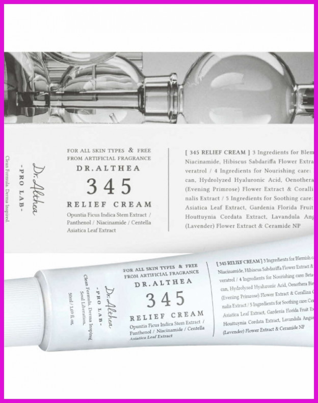 קרם לחות והרגעה של Dr.Althea 