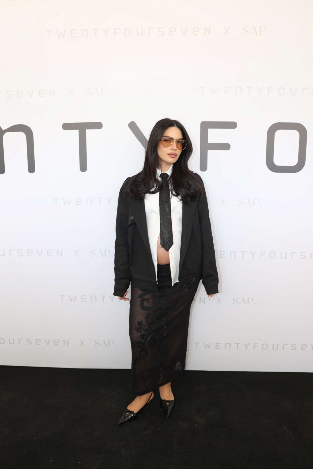 ספיר אביסרור בהשקת הקולקציה שלה עם טוונטיפורסבן (צילום: אור גפן)