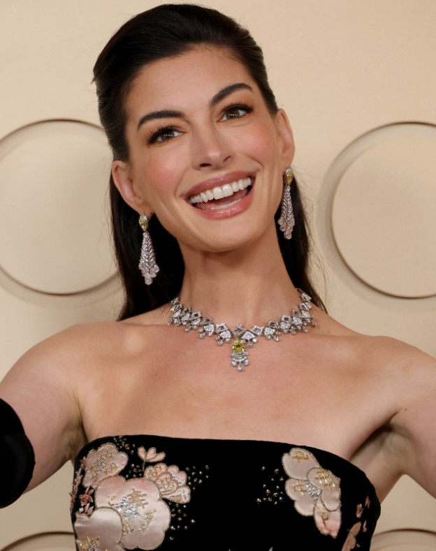 אן האת'וויי בטקס האוסקר (צילום: Kevin Mazur/Getty Images)