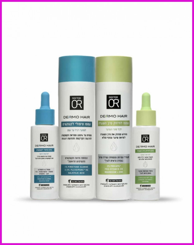 סרום לחיזוק סיב השערה מסדרת Dermo Hair של דוקטור עור