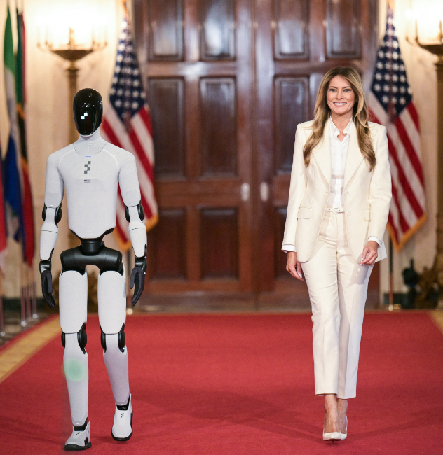 חברי הרובוט (צילום: Oliver Contreras / AFP)